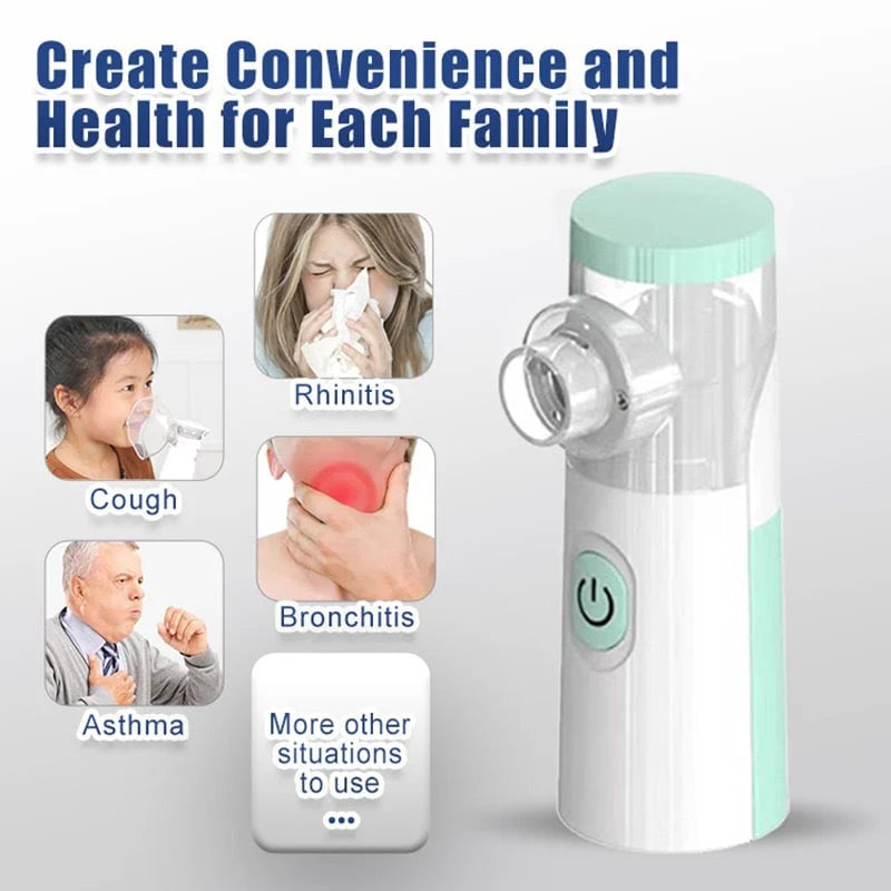 Portable Mini Nebulizer for Kids & Adults