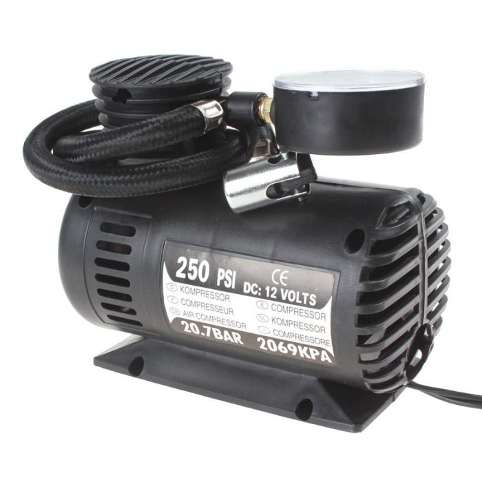 Mini 12 V 300 PSI Car Air Pump / Portable Electric Tyre Compressor