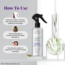 Rosemary & Rice Water Spray For Natural Hair Growth & Hair Thickness