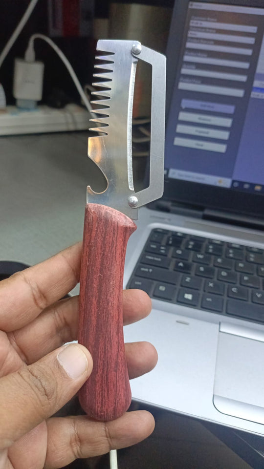 Buy 3 In 1 Peeler Knife Stainless Steel & Get 3-in-1 Knife Sharpener Free