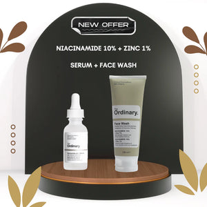 The Ordinary Niacinamide Serum & The Ordinary Alpha Arbutin Face Wash Deal