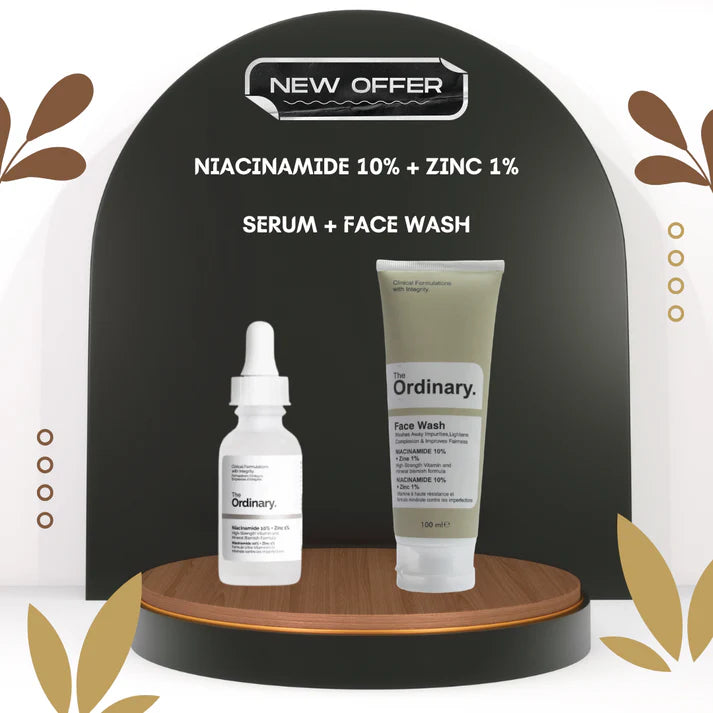The Ordinary Niacinamide Serum & The Ordinary Alpha Arbutin Face Wash Deal