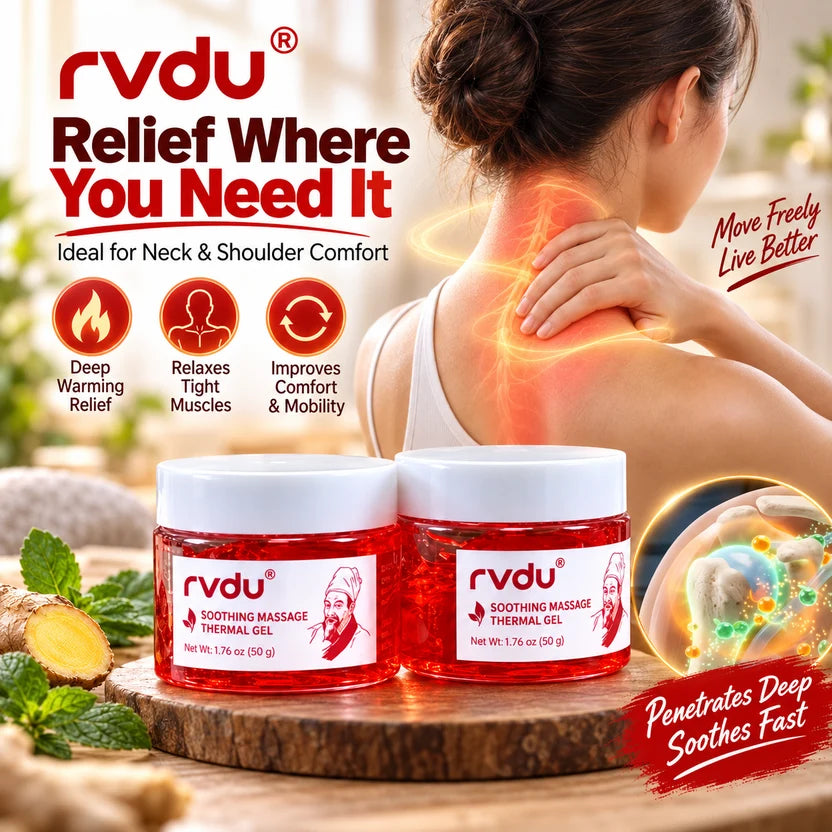 RVDU Warming Soothing Massage Gel for Muscles & Joints, ( BUY 1 GET 1 FREE )