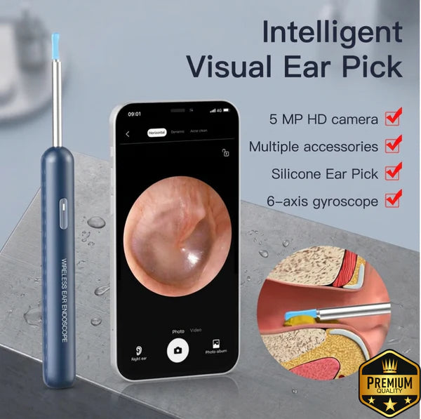 Ear Wax Cleaning Device With 1080p Quality Camera