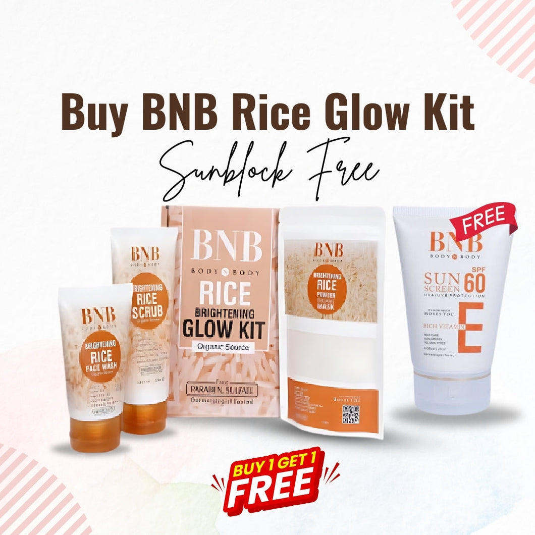 BNB Glow Kit + Free Sunblock