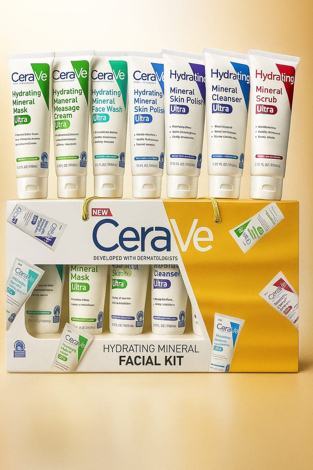 buy Pack Of 06 Cerave Hydrating Mineral Facial Kit & Get Cerave Skin Polish For Smoother Skin