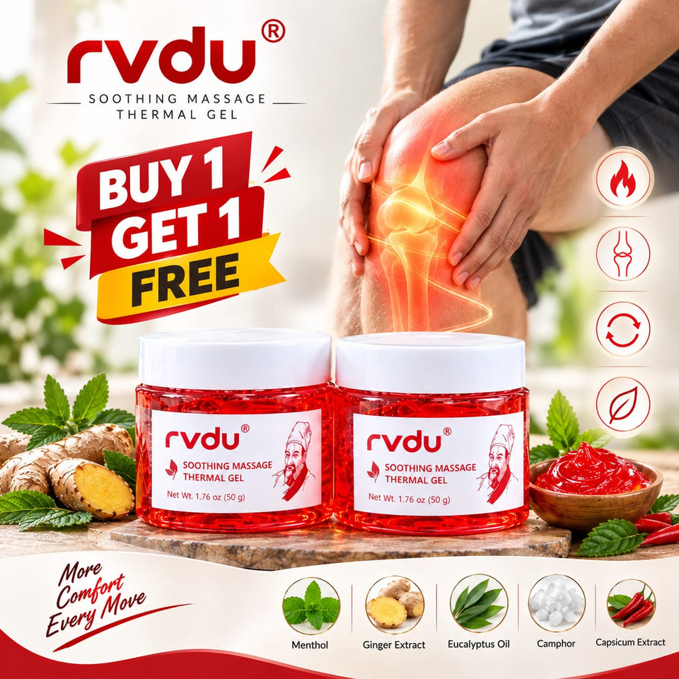 RVDU Warming Soothing Massage Gel for Muscles & Joints, ( BUY 1 GET 1 FREE )