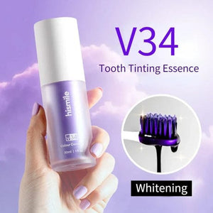 V34 Teeth Whitening Serum + Free Teeth Bursh