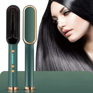 Hair Electric Straightener & Curl Comb