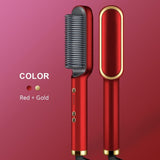 Hair Electric Straightener & Curl Comb