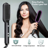 Hair Electric Straightener & Curl Comb