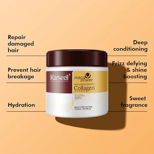 Karseell Hair Repair Mask – Deep Conditioning For Dry Damaged Hair 500ml